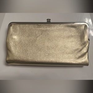 Hobo brand gold wallet